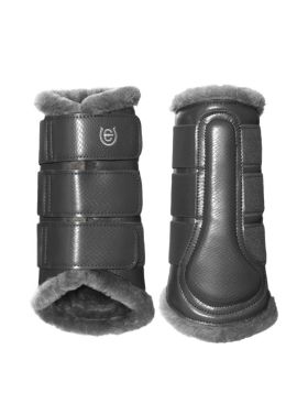 Equestrian Stockholm Brushing Boots Silver Cloud