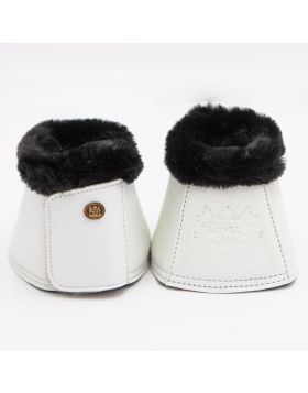 Royal Equestrian Premium Bell Boots White Black